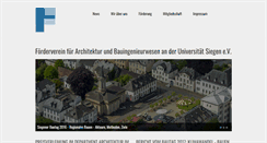 Desktop Screenshot of foerderverein-bauwesen.org